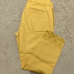 Loft Pants with eyelet design at bottom